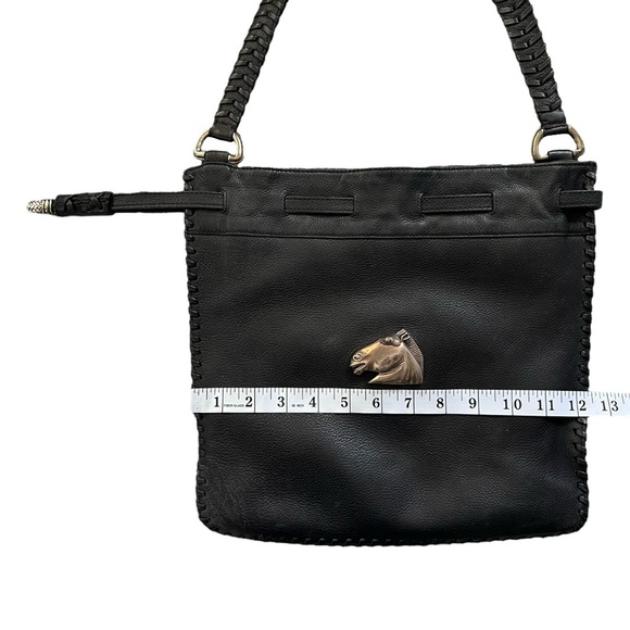 Barry Kieselstein-Cord Vintage Equestrian Leather Bag 925 Sterling Silver Horse - Picture 13 of 16
